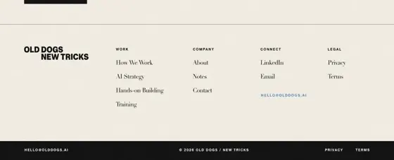 Footer: the option we picked