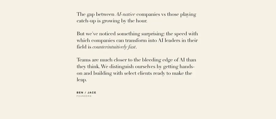 Founder note, as built on olddogs.ai