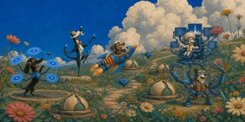 Cloud garden launch field